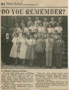 St. Hedwig's School, June 1960 eigth grade dratuating class